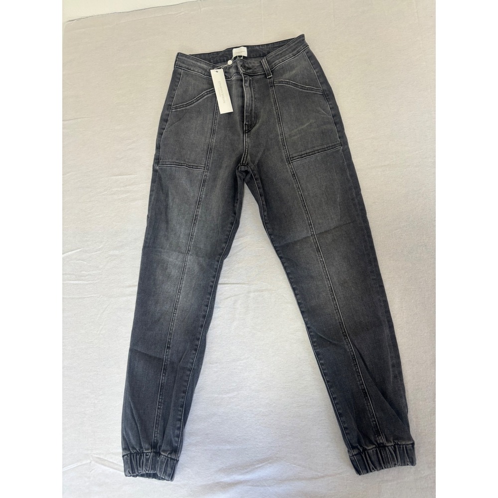 Jonathan Simkhai Standard Wiley High Rise Jogger Denim Grey 27